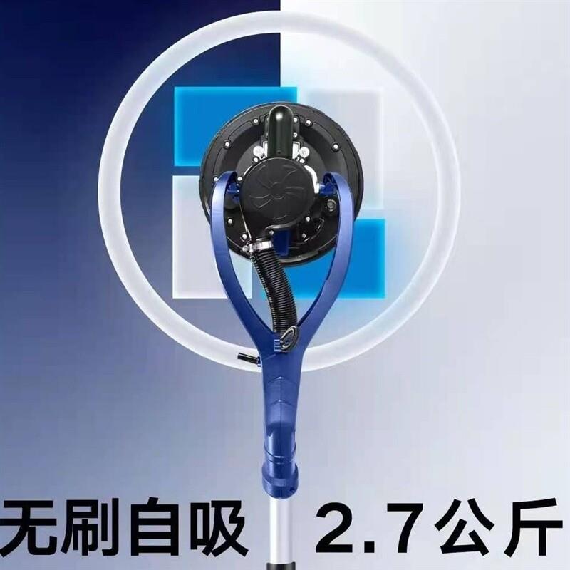 正能有刷无刷自吸打磨机粗刨机混凝土批土墙面砂纸机超轻自吸打磨