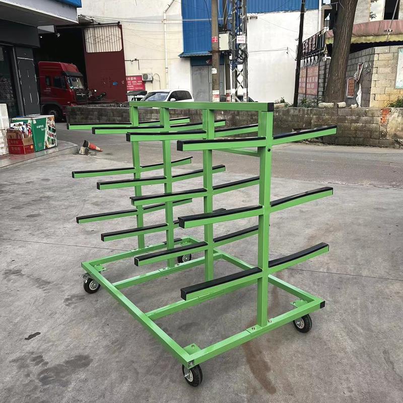 铝合金门窗铝材设备工具周转铝挤型材料放置架门厂材料小推车置物