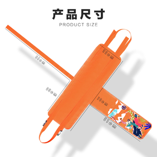 中贤颜料盒提手水粉42色提兜果冻颜料绑带大小可调节多用途帆布提