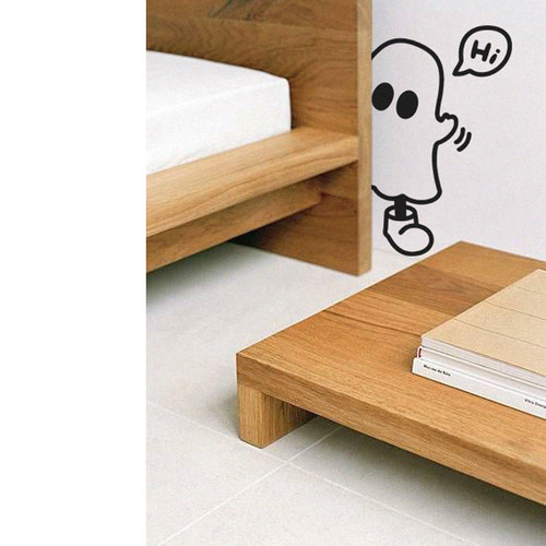 Hi万圣节小鬼居家装饰门贴可爱墙贴玻璃橱窗防撞防水贴纸 DIY贴画