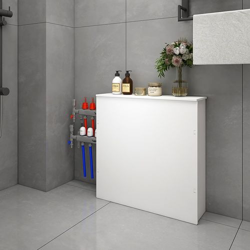 卫生间防水暖气片遮挡装饰柜水表盒分水器遮挡柜地暖阀门罩子三面