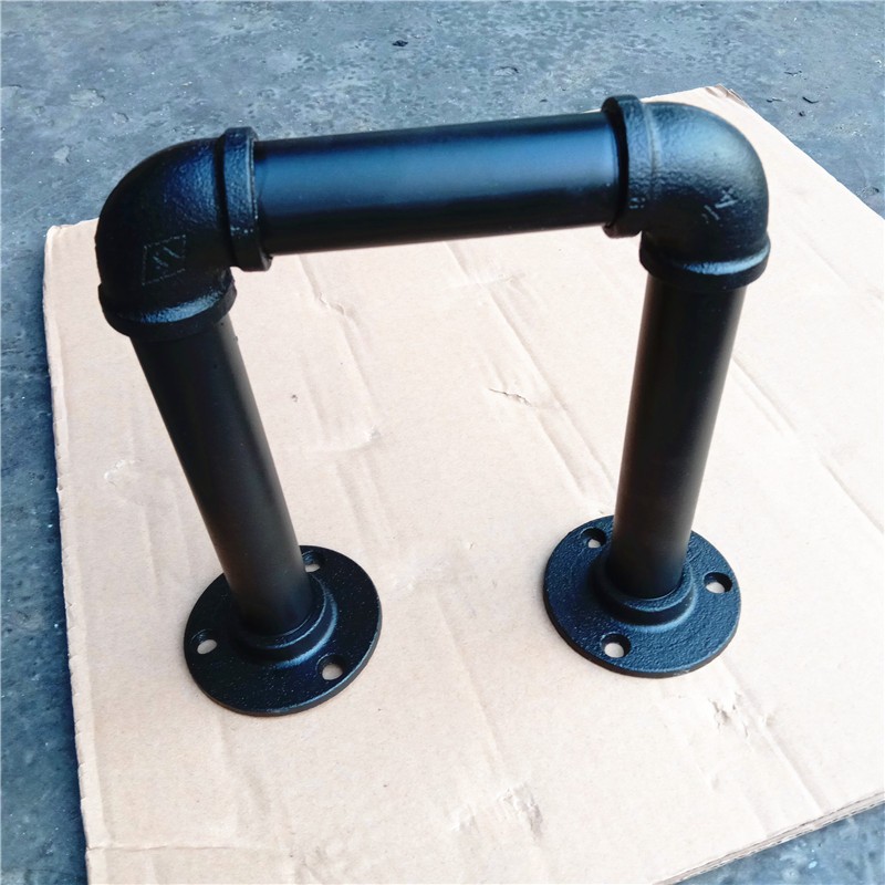 男女服装店展示架上墙挂衣架墙上壁挂复古水管u型罗马杆窗帘单杆