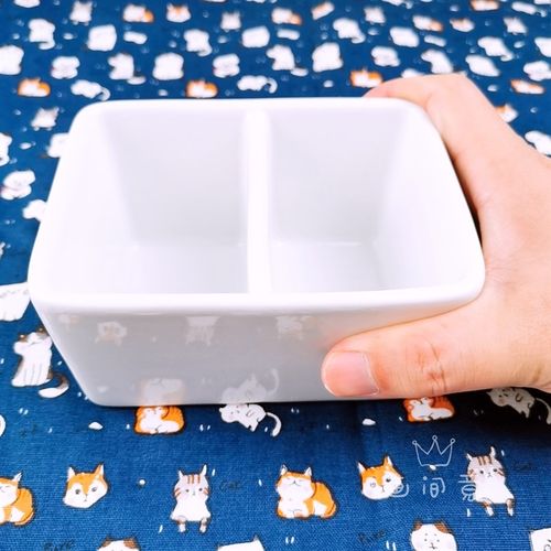 毛笔国画水彩洗笔缸碗陶瓷可爱水桶美术洗毛笔笔洗三件套双格大号