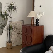 中古风法式 奶油风斗柜组合模块柜床头柜白色客厅收纳电视柜置物柜