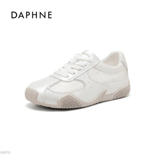 时尚 2025新款 春秋季 厚底增高Y 百搭德训鞋 达芙妮女鞋 Daphne 休闲鞋