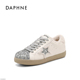 亮片星星小白鞋 Daphne 百搭平底 2025新款 冬季 达芙妮女鞋 加绒板鞋