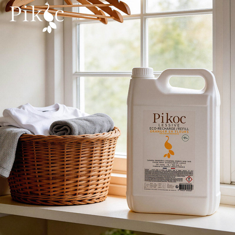 旗舰店 Pikoc进口香氛洗衣液持久留香家庭天然橙花香5L补充袋装