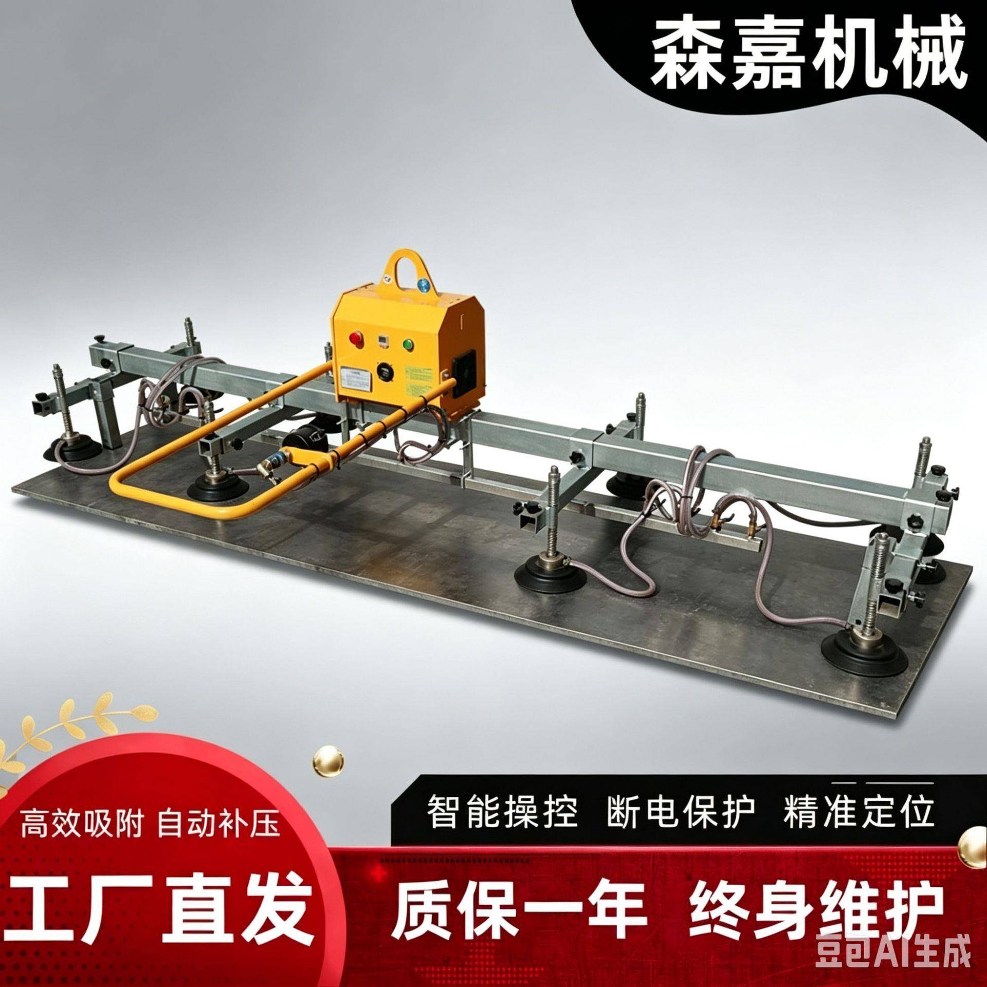 铁板真空吸吊机上料机械手工厂车间物料举升搬运电动平衡吸盘吊