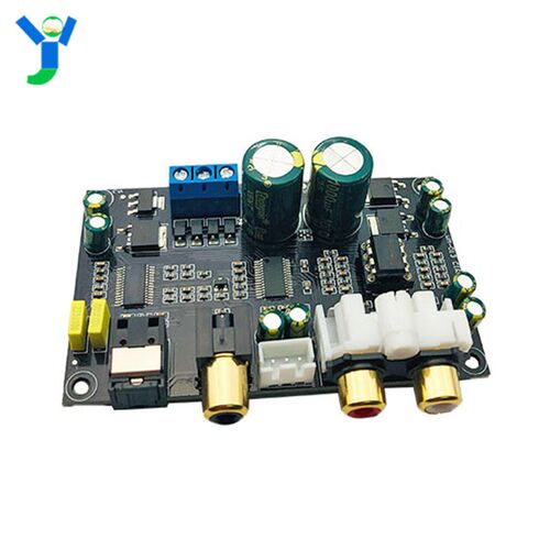 同轴光纤DAC解码板CS8416CS4398芯片 电脑声卡DVD机顶盒乐器适用