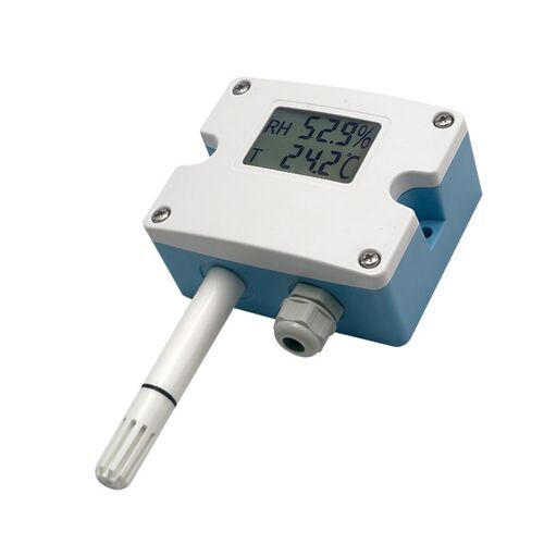 伊莱科ELH101温湿度变送器 壁挂式室温湿度计风管式传感器控制器