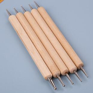 木质点钻笔红棒压痕笔 皮雕压擦器 塑型器 压擦器