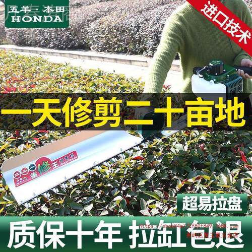 口五羊本田汽油绿ZUB篱机茶叶茶树重修剪机剪修王粗枝绿篱进剪修