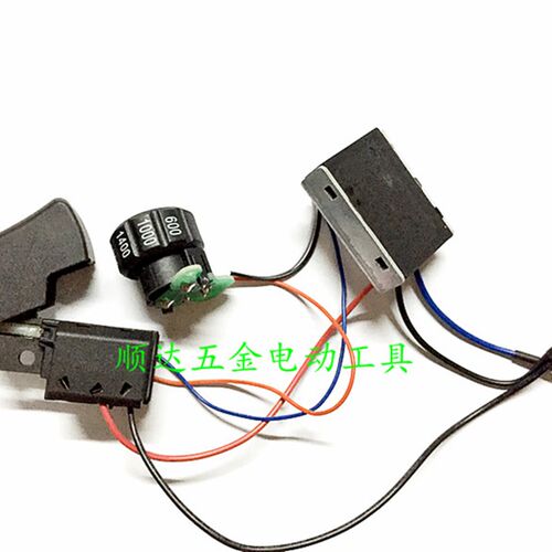 百德D6138抛光机配件6138-40百得抛光机 得伟DW849X 开关调速器