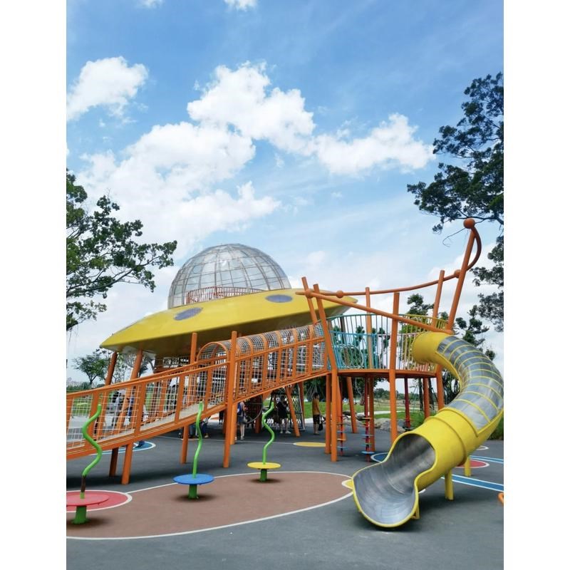 不锈钢滑梯网红动j力大型游乐设备户外厂家商场景区无乐园滑梯组