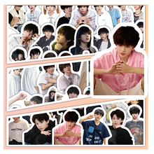 206张爆款TF四代陈思罕贴纸高颜值明星周边装饰手账手机壳贴画diy