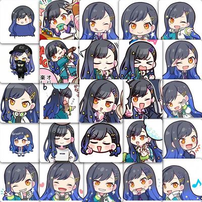 pjsk白石杏表情包贴纸世界计划