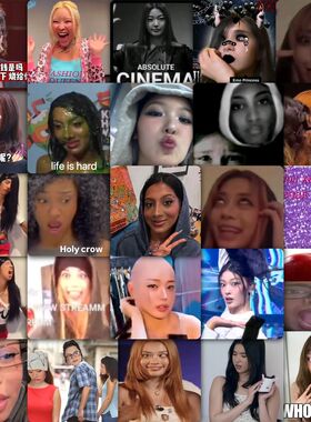 177张katseye女团表情包贴纸美玉等成员梗图diy笔记本高清贴画