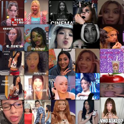 katseye女团表情贴纸美玉等成员