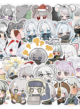 180张Q版麦晓雯贴纸三角洲行动游戏人物周边麦小鼠创意角色贴画