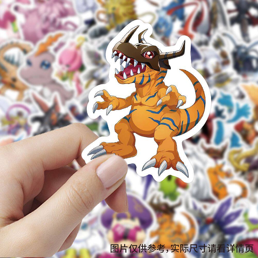 数码宝贝立绘贴纸卡通动画动漫暴龙兽周边贴画diy手机笔记本装饰