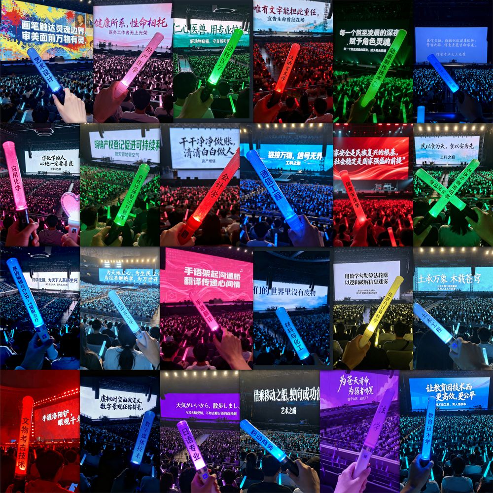 大学专业各学院演唱会应援棒贴纸