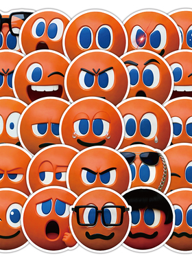 180贴卜卜表情包贴纸五月天Mojo梗图emoji表情包装饰平板手机贴画