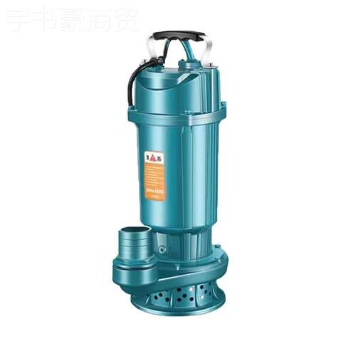 上海民人铁壳潜水寸泵34寸清TMZ水泵220V农用灌溉高扬程污排抽水