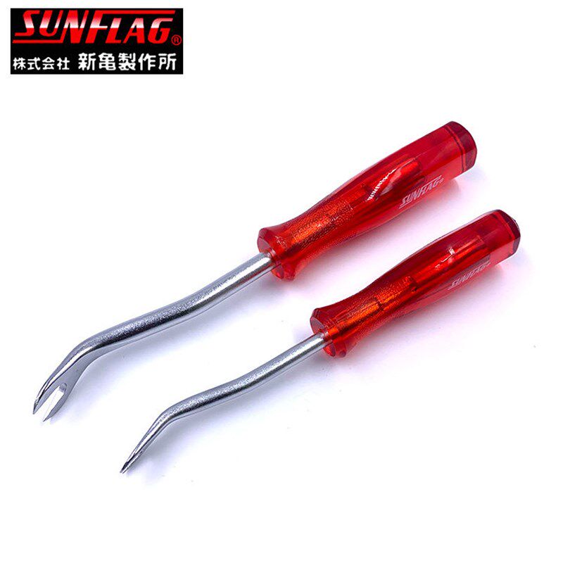 日本进口新龟汽车门板卡扣起子内饰板面塑料胶钉扣起子撬棒起钉器