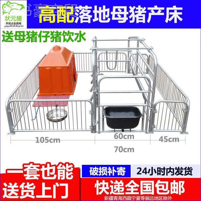 母猪产床产保23553两用床落地猪位易产快递包母邮养简猪设备厂家