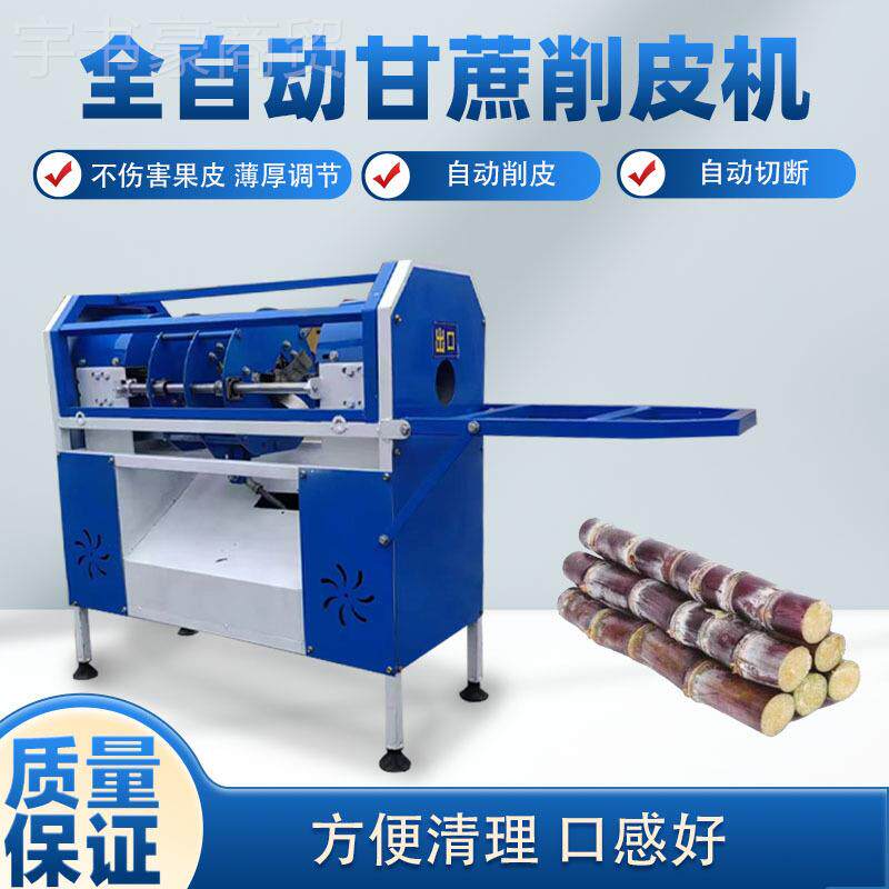 全自动蔗削皮机商用多功LHF去皮机仿工刮皮机电甘动脱手皮机刨皮