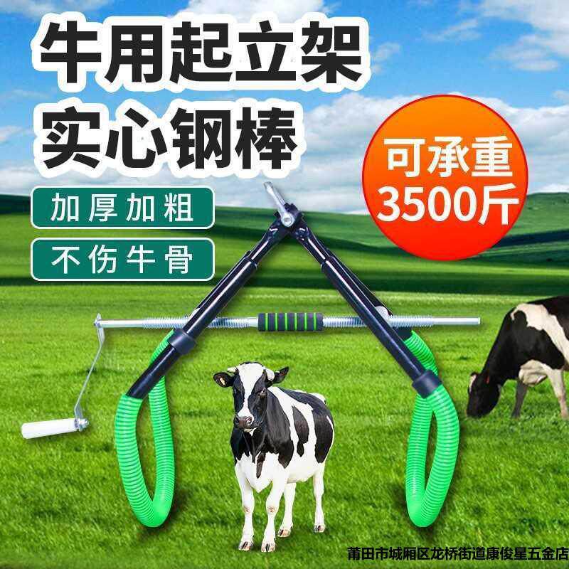 牛起立架加厚大牛辅助站立器母牛保定器提牛器牛用支撑架养牛设备