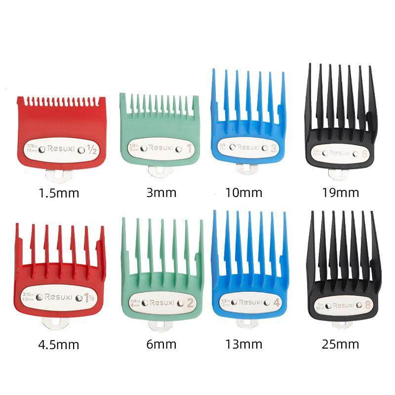 理发器卡尺限位梳渐变定位梳理发配件油头电推剪磁吸定位梳卡尺