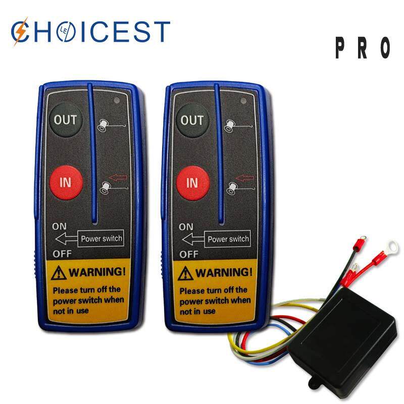 PRO版蓝壳车用船用atv电动绞盘无线遥控器跨境电商直供