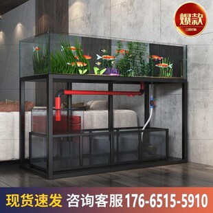 专用金属底座龟缸架超强承重水族箱定制工业风鱼缸架子低滤缸底柜