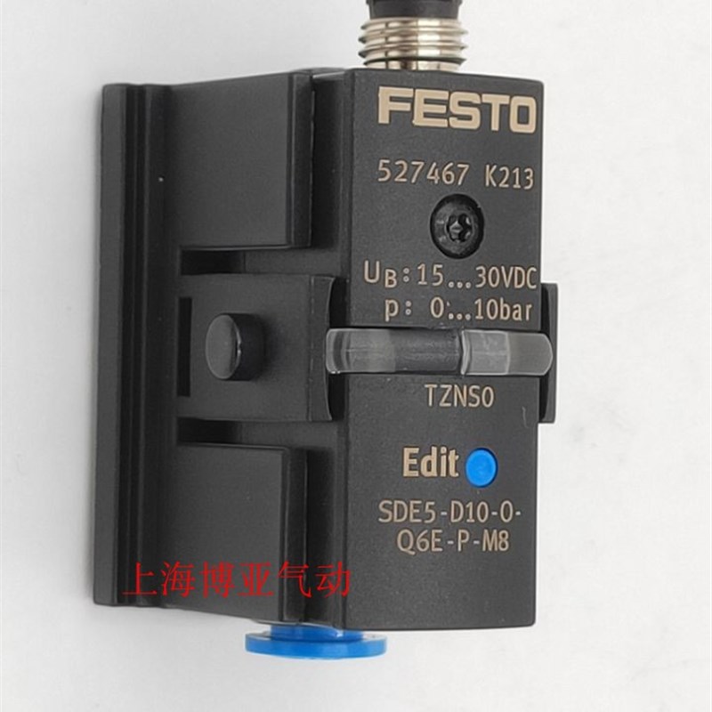 FESTbO 压力开关SDE5-V1-D10-O-FP-Q6E-P-M8 527467 527461 52902