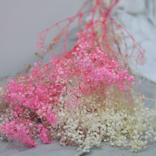 AA级满天星干花包长枝混搭永生花客厅桌面装饰花手工浮游花材料包