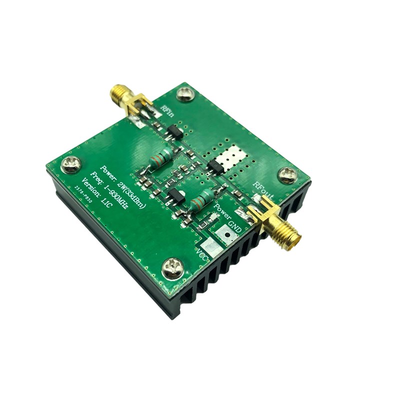 射频 宽带 功放 功率 放大器(1--930MHz,2.0W)