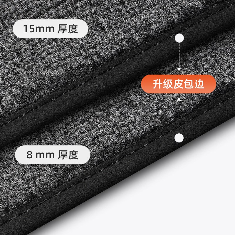 沃尔沃xc60xc90xc40s60s90v40v90s80L汽车脚垫单独主驾驶单片单个