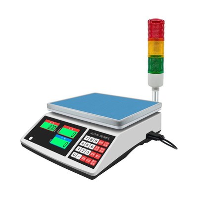 奥衡斯莞龙上下限三色灯报警电子秤定量检重称300.1g高精度台秤