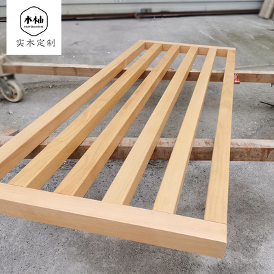 红橡木料榉木实木北欧屏风隔断加工木材DIY木质原木条木方50x50