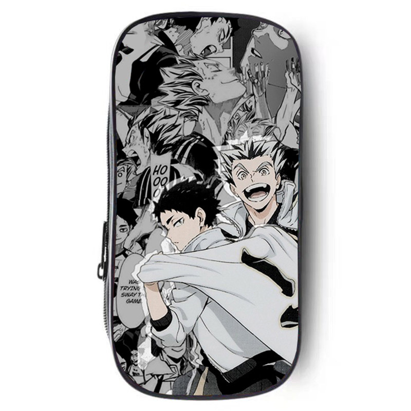 排球少年日向翔阳二次元动漫周边笔袋卡通学生大容量铅笔盒文具盒