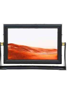 流沙画摆件创意3d带翻转艺术沙漏客厅书房酒柜电视柜家居装饰礼物