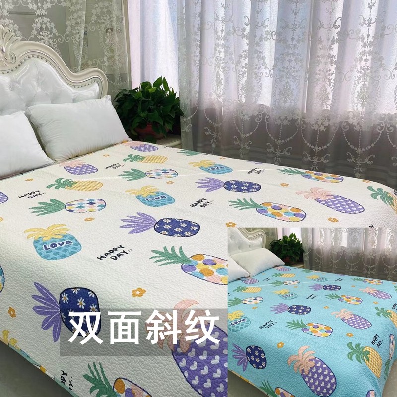 纯棉床盖双面两用四季床垫大尺寸单件单人炕垫全棉夹棉床单榻榻米