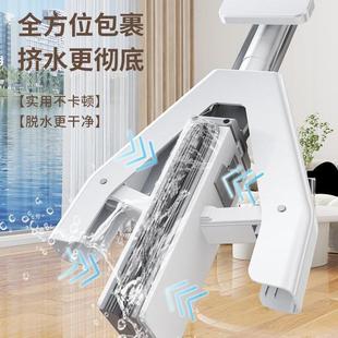 拖布胶棉大号拖把家用一拖净吸水地拖免对折式 海绵 头手洗新款