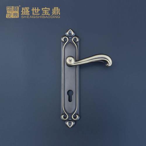 厂家供应欧式室内实木门锁GL551-G51咖啡房门铜锁静音执手锁具门