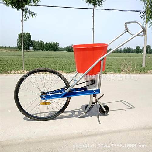 手推式玉米播种机多功能人力种花生播种机黄豆谷子播种器施肥机