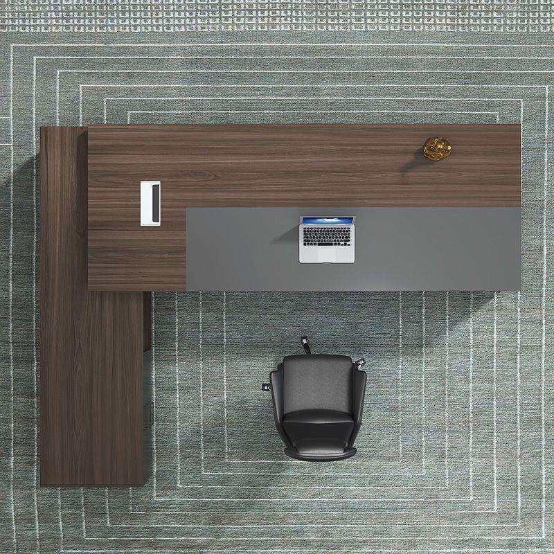 办公桌老板桌简约现代经理桌椅组合轻奢感总裁桌办公室家新品