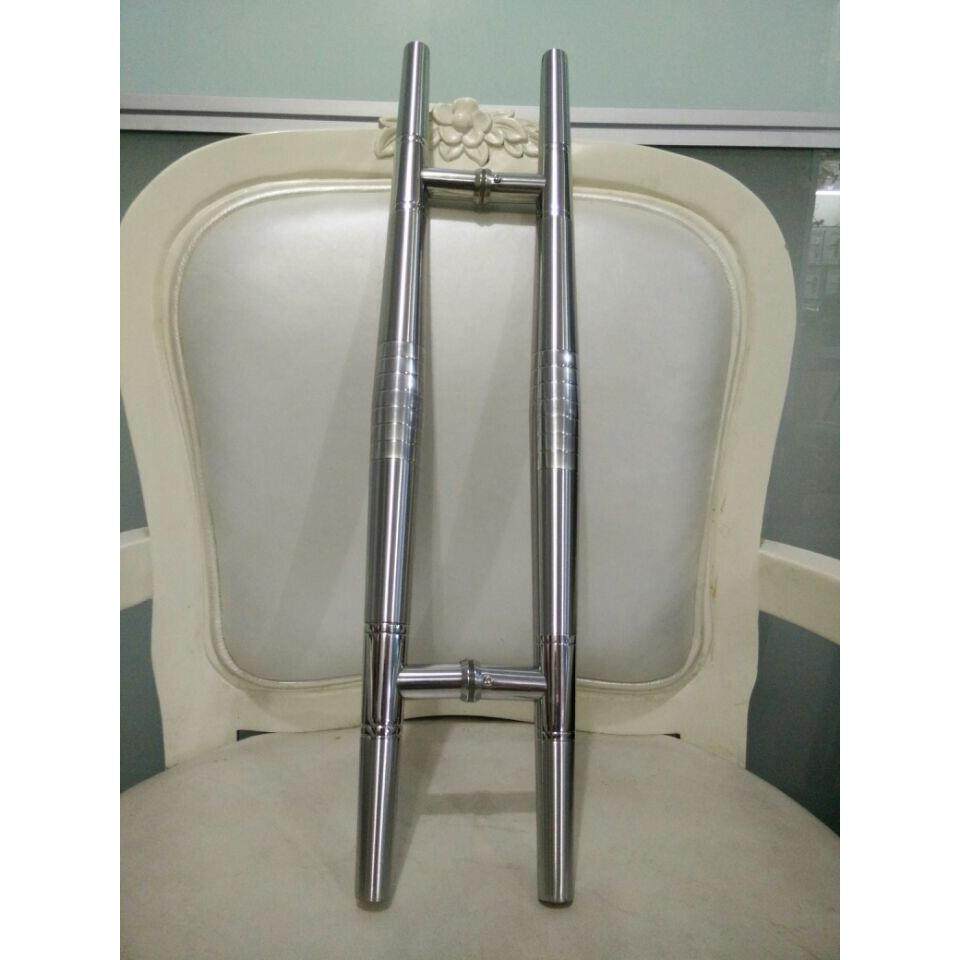 玻璃门木门铝合金框大门拉手总长和孔距不锈钢拉手新款