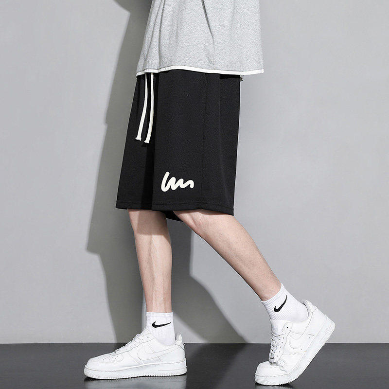 休闲厚棉裤短裤男夏季新款潮流潮牌宽松跑步运动裤子男生针织五分,男装,卫裤,淘宝优惠券,粉丝福利购,淘宝优惠卷