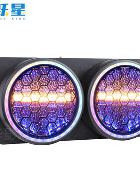 200W两眼复古灯ledCOB观众灯辅光光圈频闪背景酒吧清吧舞台灯光